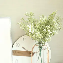 Artificial Four Leaf Clover Bushes Faux Plastic Greenery Plant Artificial Flowers for Decoration
