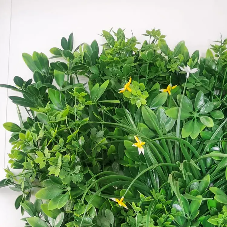 2022 Good Quality Indoor Artificial Grass - Wholesale decorative green artificial plant wall boxwood hedge for green outdoor wall – Deyuan detail pictures
