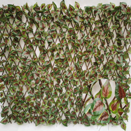 Artificial Boxwood Hedge - garden Expandable artificial plastic laurel leaves trellis bamboo panel boxwood mat Ivy Privacy Fence fencing hedge – Deyuan detail pictures