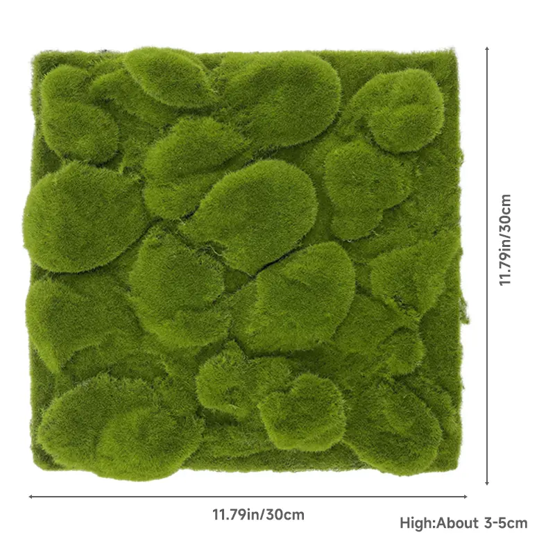 wholesale fake moss wall art sphagnum plant Preserved artificial moss wall panel green moss for home daily decoration Featured Image