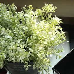 Artificial Four Leaf Clover Bushes Faux Plastic Greenery Plant Artificial Flowers for Decoration