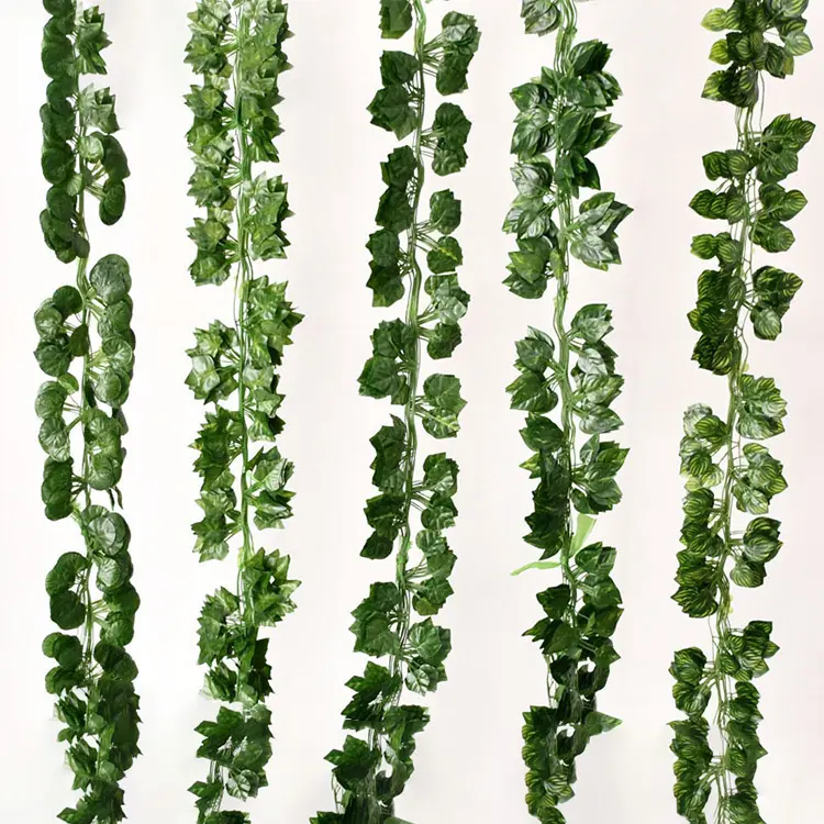 Artificial Grass Backdrop - Fake Vines Fake Ivy Leaves Artificial Ivy for Wall Decor – Deyuan detail pictures
