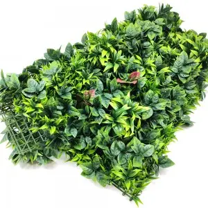 Artificial Boxwood Panels Topiary Hedge Plant UV Protected Privacy Screen Outdoor Indoor Use Garden Fence Artificial Grass wall