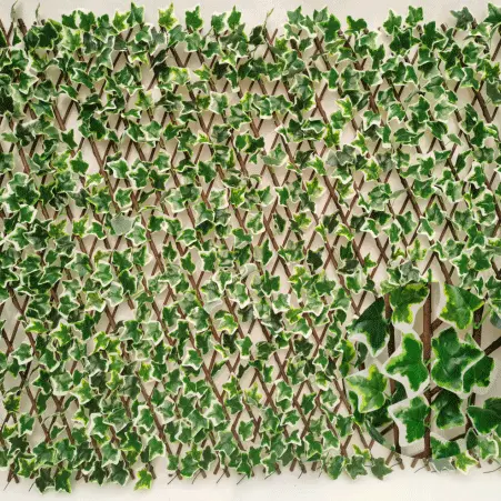 Artificial Carpet - Expandable Faux Privacy Fence, Artificial Fake Ivy Fence For Home Decoration, Fencing Panel – Deyuan detail pictures