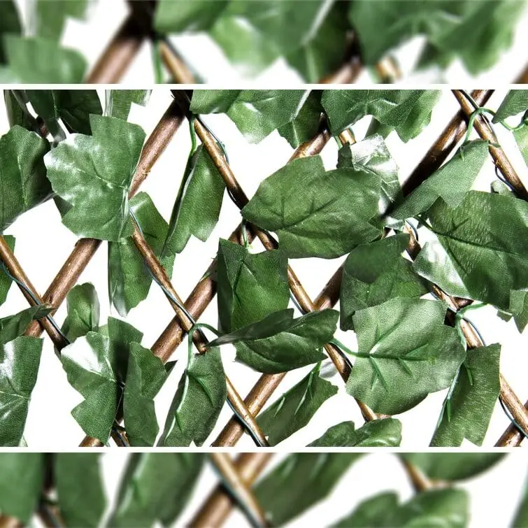 Single Side Expandable Faux Artificial Ivy Fencing Featured Image