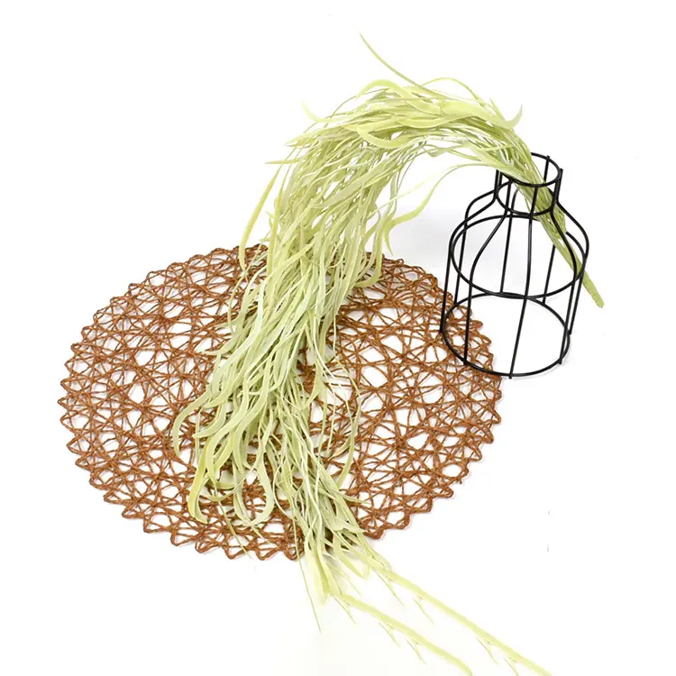 2022 China New Design Wall Artificial Plants - Outdoor UV Resistant Artificial Fake Hanging Plants Curly Seaweed Ferns – Deyuan detail pictures