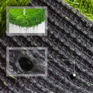 Realistic Artificial Grass Rug – Indoor Outdoor Garden Lawn Patio Balcony Synthetic Turf