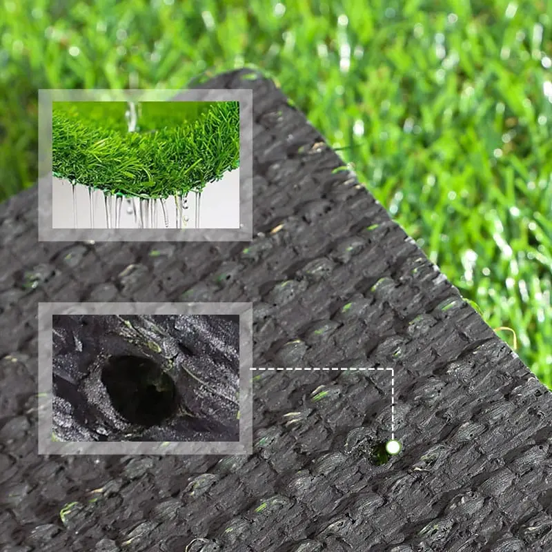 Grass Floor - Artificial Lawn Wall Synthetic Turf Carpet Artificial Grass for wall fence decorate – Deyuan detail pictures