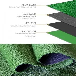 High Quality New Artificial China Landscape Fake Grass Synthetic Green Turf Grass Price Artificial Lawn Supplier For Sale