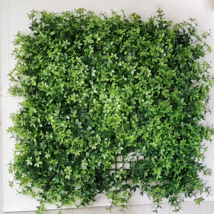 Artificial Grass Panel - Artificial Greenery Boxwood, Privacy Fence Screen Faux Plant, UV Resistant Topiary Hedge – Deyuan detail pictures