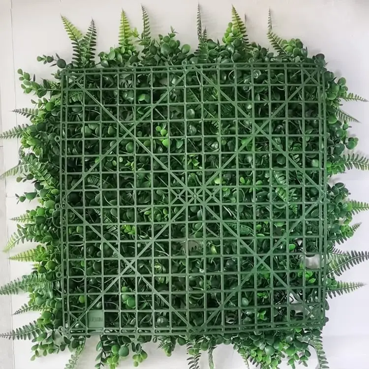 2022 China New Design Colored Artificial Turf - Artificial Mat Panel Wall Hedge Decor Fake Fence – Deyuan detail pictures