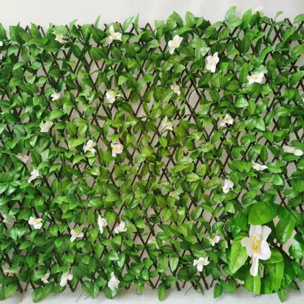 Big Discount Fakegrass Artificial Grass Lawn - faux expandable privacy fence screen stretchable vine privacy fence wall Hedge – Deyuan detail pictures