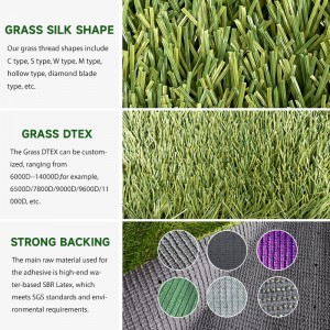 Football Soccer Turf Grass Green Artificial Grass Rug Artificial Turf Grass sports flooring