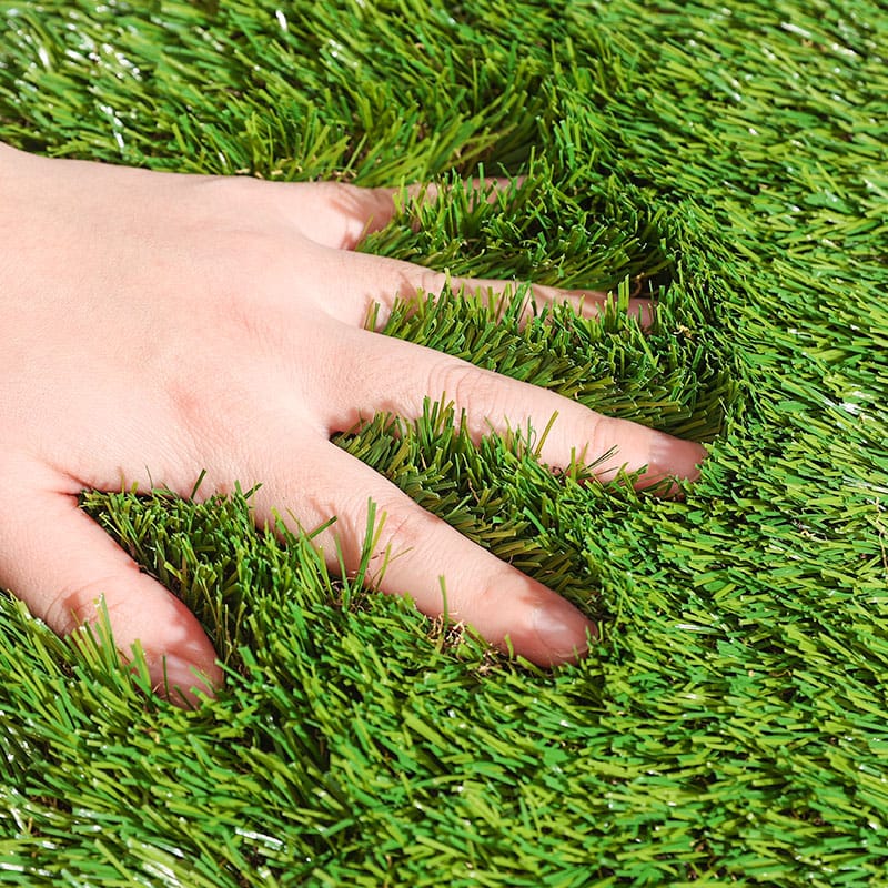 Cheap PriceList for Green Wall System - Realistic Artificial Grass Rug – Indoor Outdoor Garden Lawn Patio Balcony Synthetic Turf – Deyuan detail pictures