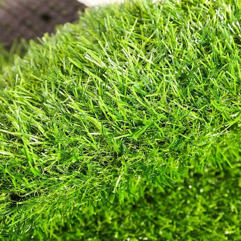 Grass Floor - Artificial Lawn Wall Synthetic Turf Carpet Artificial Grass for wall fence decorate – Deyuan detail pictures