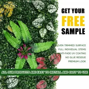 Artificial green plant artificial walls custom and green flower wall artificial wall plant panel
