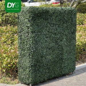 Artificial Boxwood Panel Vertical Green Wall Outdoor Fence Panels Artificial Foliage Grass Hedge Fence Plante Artificielle