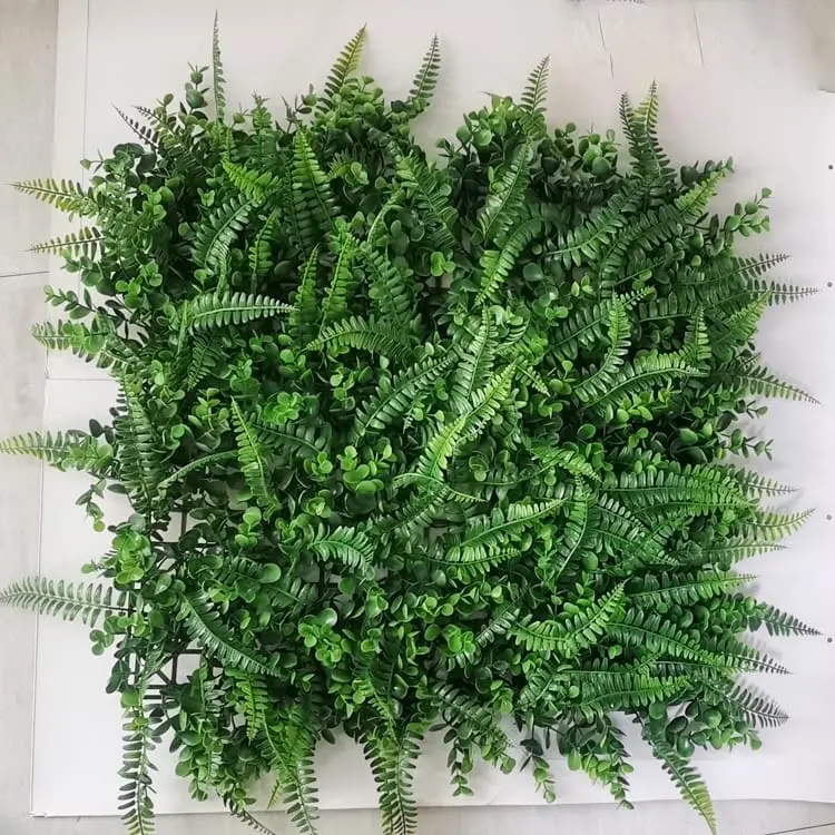 2022 China New Design Colored Artificial Turf - Artificial Mat Panel Wall Hedge Decor Fake Fence – Deyuan detail pictures