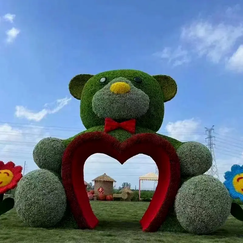 Large Artificial Grass Animal Topiary Sculpture Topiary Frame Animal Grass Featured Image